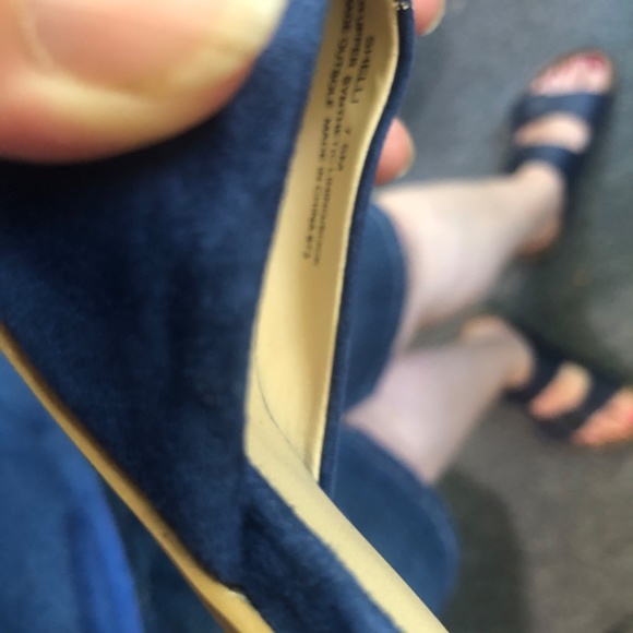 Steve Madden Blue Suede High Heel Shelli 7.5M - Picture 6 of 6